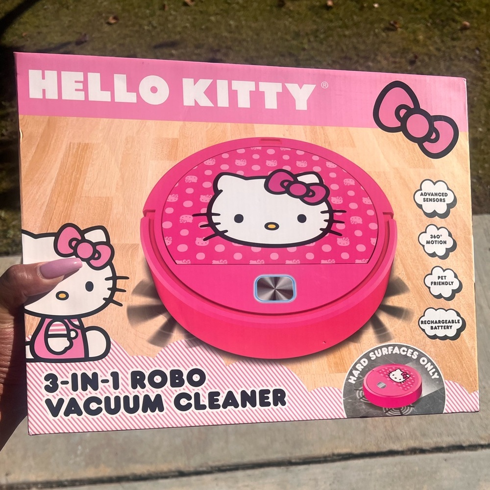 Hello Kitty Pink Robo Vacuum Cleaner